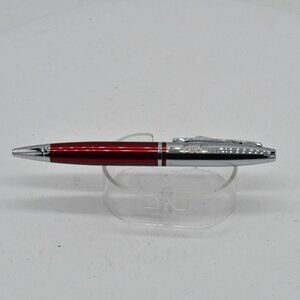 Cross FedEx AT0112-8 Calais Pen Metallic Red Silver In Original Box